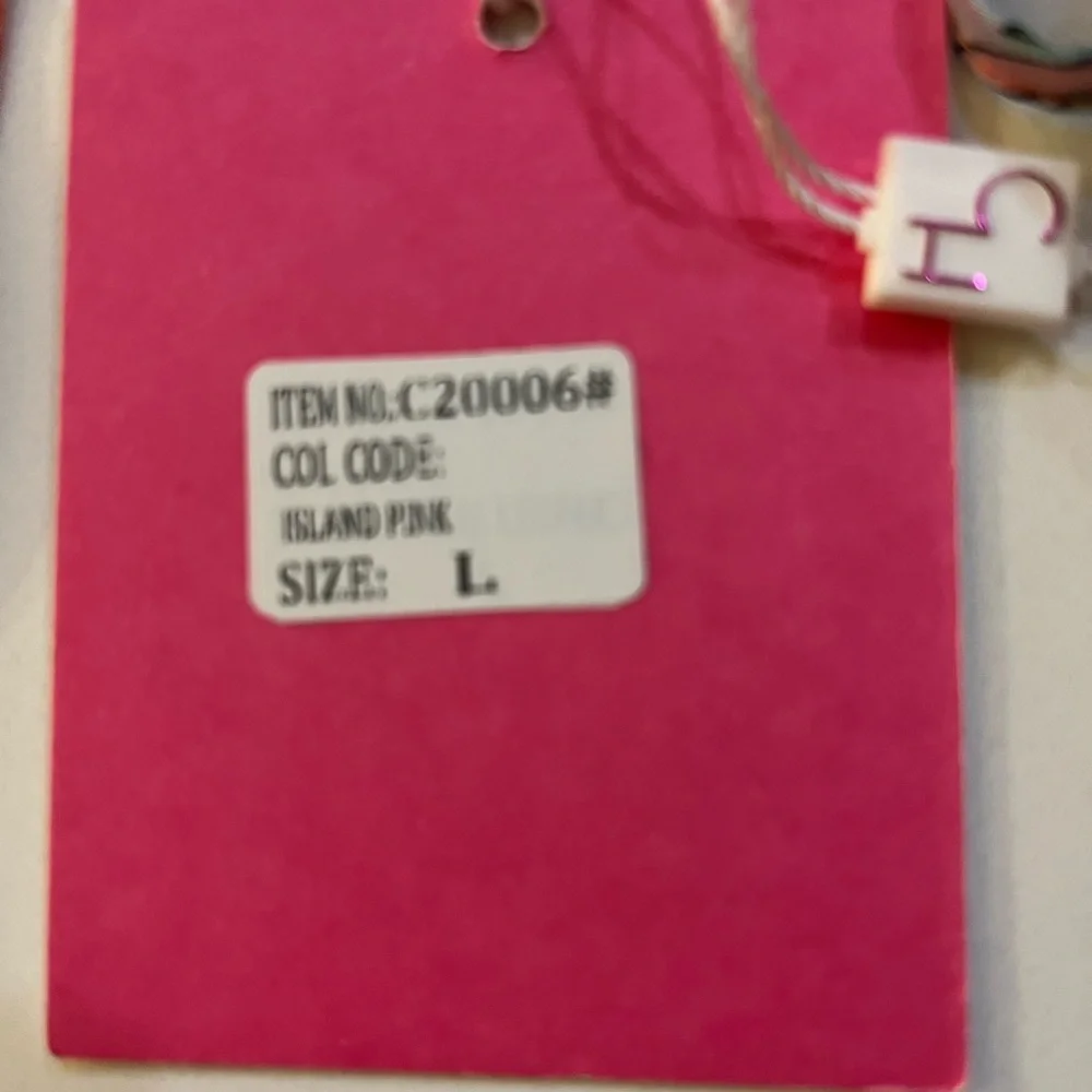 Caroline Hill Island Pink Dress Large NWT - Picture 3 of 3